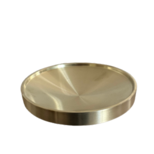 Farfurie metalica aurie