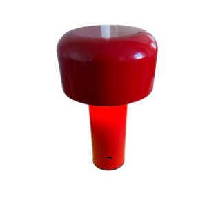 Lampa metal rosie cu incarcare usb-c