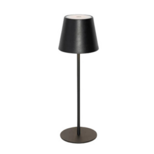 Lampa neagra  metal cu incarcare USB-C