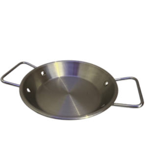 Tigaie argintie  otel inoxidabil cu manere 20 cm