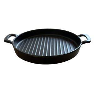 Farfurie neagra melamina cu manere