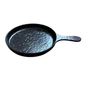 Tigaie neagra melamina cu maner 24 cm