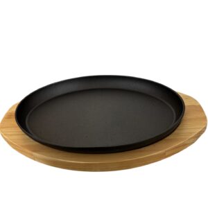 Tigaie fonta suport lemn 17/26 cm