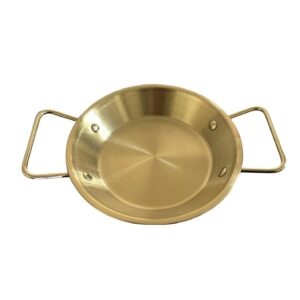 Tigaie aurie otel inoxidabil cu manere 20 cm
